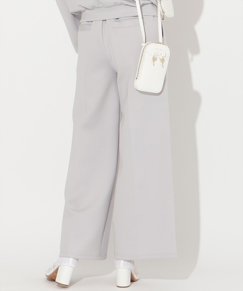 WILLSELECTION（ウィルセレクション）の「【SWEAT series】フロントピンタックスウェットパンツ（その他パンツ・レディース・ブラック/オフホワイト/サックスブルー/ミント・FREE）」の17枚目の写真