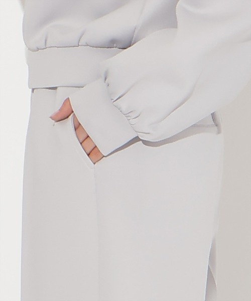 WILLSELECTION（ウィルセレクション）の「【SWEAT series】フロントピンタックスウェットパンツ（その他パンツ・レディース・ブラック/オフホワイト/サックスブルー/ミント・FREE）」の19枚目の写真