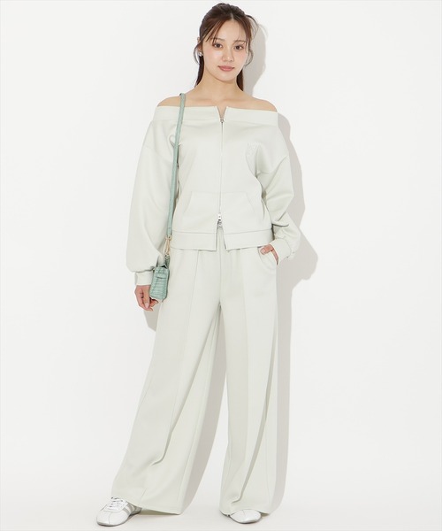 WILLSELECTION（ウィルセレクション）の「【SWEAT series】フロントピンタックスウェットパンツ（その他パンツ・レディース・ブラック/オフホワイト/サックスブルー/ミント・FREE）」の22枚目の写真