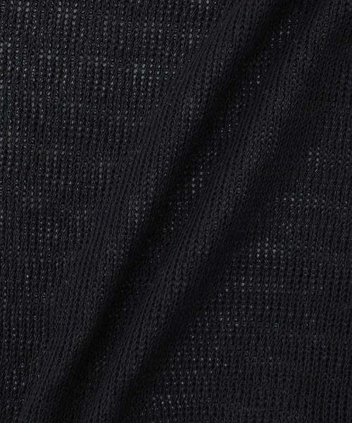 SALON adam et rope'(サロン アダム エ ロペ)の「オーガニックリネンシアークロップドカーディガン(カーディガン/ボレロ・レディース・ホワイト/ブラック/ブラウン・FREE)」の5枚目の写真