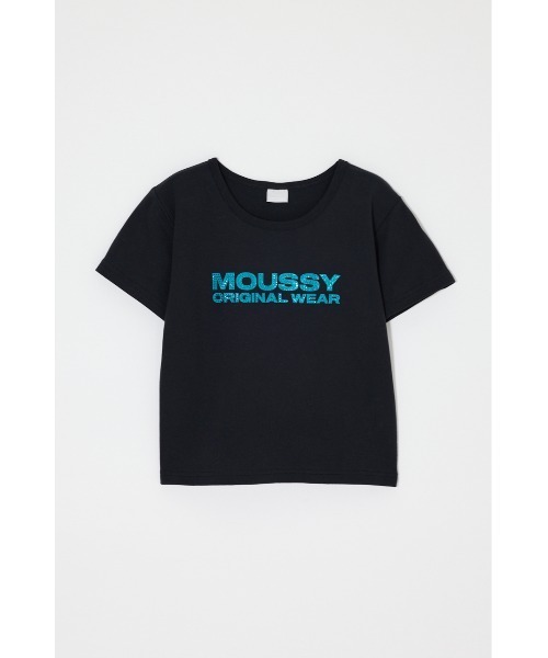 MOUSSY(マウジー)の「【ZOZO・一部店舗限定】RHINESTONE MOUSSY Tシャツ(Tシャツ/カットソー・レディース・ピンク/ブラウン/ホワイト/ブラック・FREE)」の5枚目の写真
