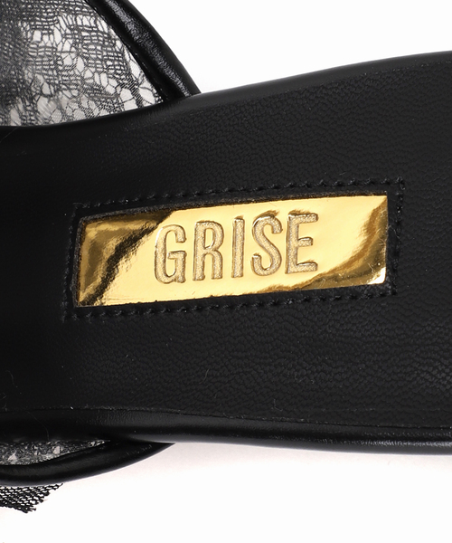 GRISE（グリーズ）の「GRISE4.5cmラウンドシアーミュールサンダル（サンダル・レディース・ブラック/ベージュ・X-LARGE/LARGE/MEDIUM/SMALL）」の13枚目の写真