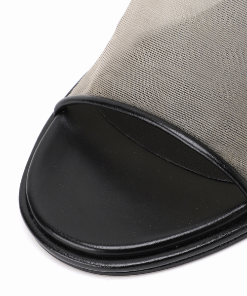 GRISE（グリーズ）の「GRISE4.5cmラウンドシアーミュールサンダル（サンダル・レディース・ブラック/ベージュ・X-LARGE/LARGE/MEDIUM/SMALL）」の15枚目の写真