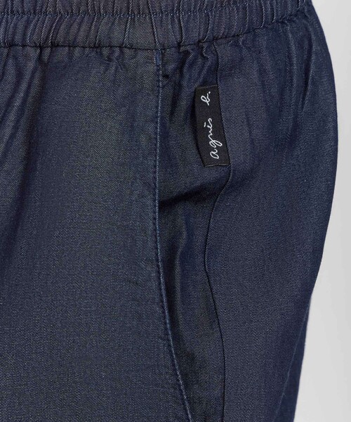 agnes b.（アニエスベー）の「メンズ デニム シャンブレー ストレート パンツ "Julen"（その他パンツ・メンズ・ネイビー・38/36）」の5枚目の写真