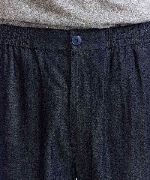 agnes b.（アニエスベー）の「メンズ デニム シャンブレー ストレート パンツ "Julen"（その他パンツ・メンズ・ネイビー・38/36）」の6枚目の写真