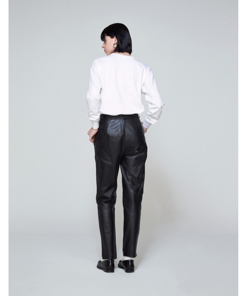 FRONT 11201(フロントワンワントゥーオーワン)の「Heavy Weight L/S No Pocket T-shirt(Tシャツ/カットソー・メンズ・ブラック/ネイビー/ホワイト・L/M/S/XL)」の14枚目の写真