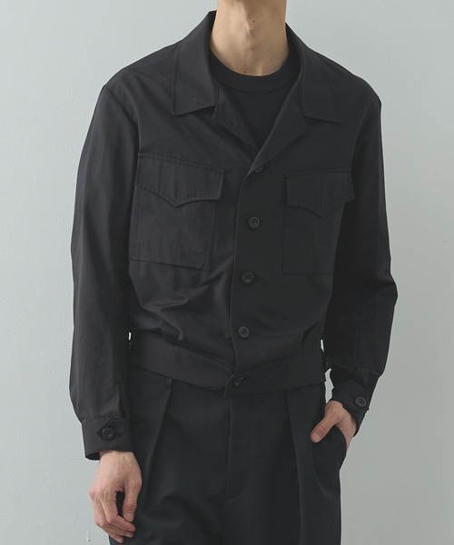UJOH（ウジョー）の「【UJOH HOMME/ウジョー】Short Blouson（ブルゾン・メンズ・ブラック/ブラウン・4/5）」の2枚目の写真