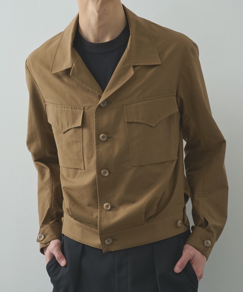 UJOH（ウジョー）の「【UJOH HOMME/ウジョー】Short Blouson（ブルゾン・メンズ・ブラック/ブラウン・4/5）」の10枚目の写真