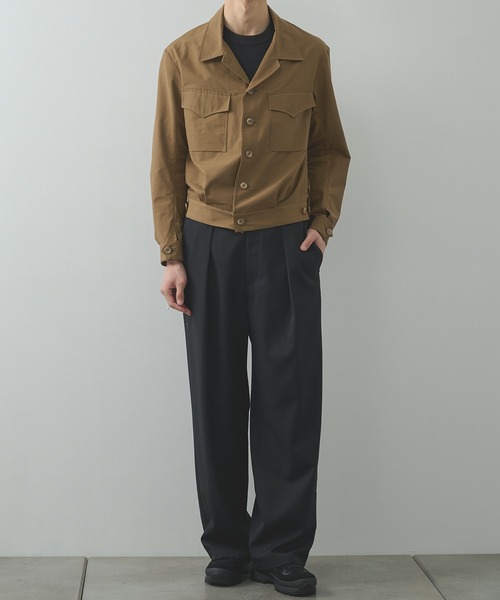 UJOH（ウジョー）の「【UJOH HOMME/ウジョー】Short Blouson（ブルゾン・メンズ・ブラック/ブラウン・4/5）」の11枚目の写真