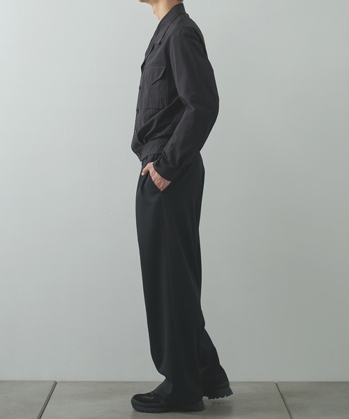 UJOH（ウジョー）の「【UJOH HOMME/ウジョー】Short Blouson（ブルゾン・メンズ・ブラック/ブラウン・4/5）」の4枚目の写真