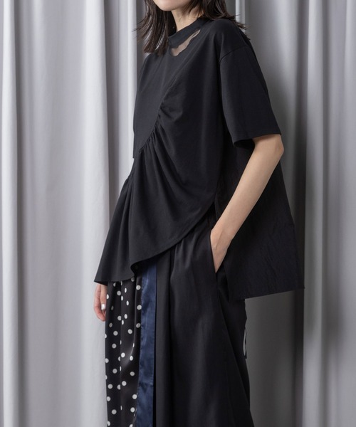 MARECHAL TERRE（マルシャルテル）の「フリルデザイントップス（Tシャツ/カットソー・レディース・ホワイト系その他/ブラック/ブラック系その他/オフホワイト・MEDIUM）」の17枚目の写真