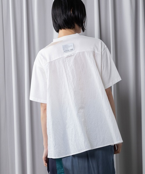 MARECHAL TERRE（マルシャルテル）の「フリルデザイントップス（Tシャツ/カットソー・レディース・ホワイト系その他/ブラック/ブラック系その他/オフホワイト・MEDIUM）」の6枚目の写真