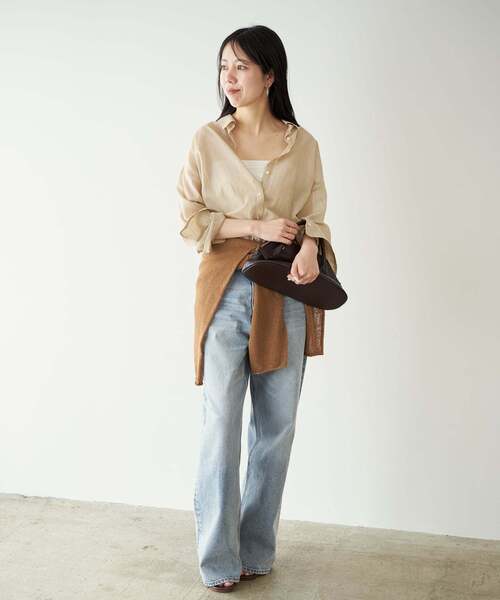 plage(プラージュ)の「vintage like デニムパンツ(デニムパンツ・レディース・ホワイト/ブルー系その他・38/36/34/32)」の21枚目の写真