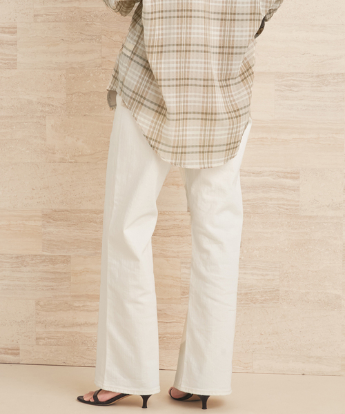 plage（プラージュ）の「vintage like デニムパンツ（デニムパンツ・レディース・ホワイト/ブルー系その他・38/36/34/32）」の9枚目の写真