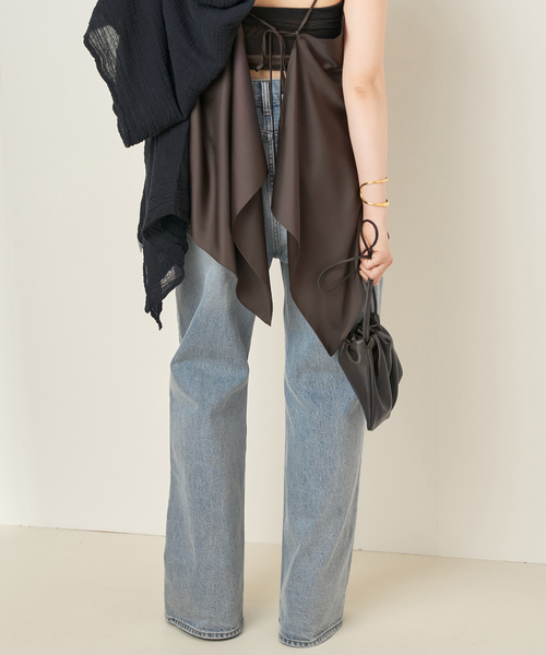 plage（プラージュ）の「vintage like デニムパンツ（デニムパンツ・レディース・ホワイト/ブルー系その他・38/36/34/32）」の15枚目の写真