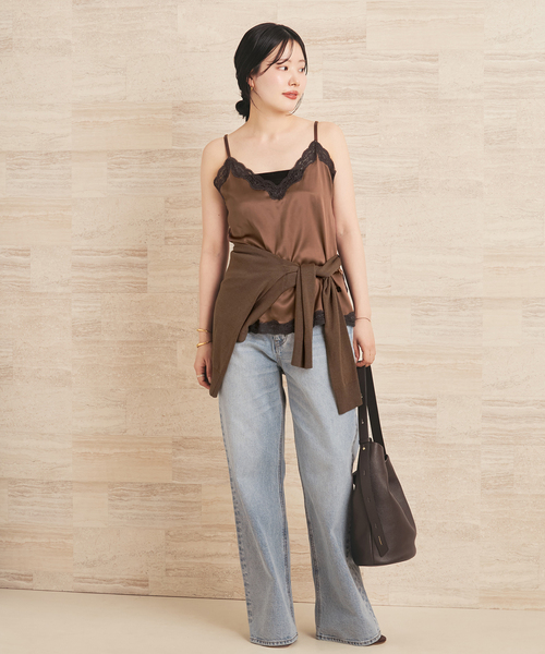 plage（プラージュ）の「vintage like デニムパンツ（デニムパンツ・レディース・ホワイト/ブルー系その他・38/36/34/32）」の16枚目の写真