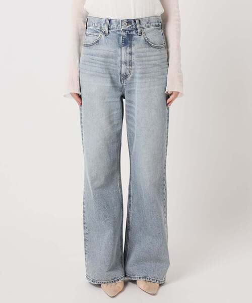plage(プラージュ)の「vintage like デニムパンツ(デニムパンツ・レディース・ホワイト/ブルー系その他・38/36/34/32)」の4枚目の写真