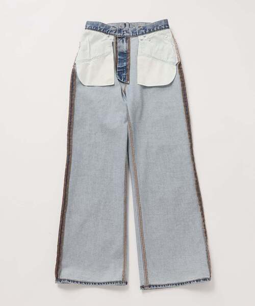 plage(プラージュ)の「vintage like デニムパンツ(デニムパンツ・レディース・ホワイト/ブルー系その他・38/36/34/32)」の15枚目の写真