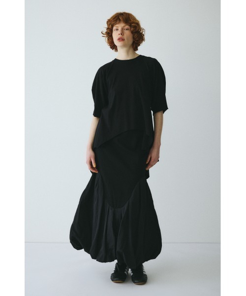HeRIN.CYE(ヘリンドットサイ)の「Round switching skirt ラウンドスイッチングスカート(スカート・レディース・ブラウン/ブルー系その他3/ブラック・FREE)」の5枚目の写真