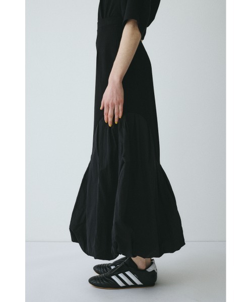 HeRIN.CYE(ヘリンドットサイ)の「Round switching skirt ラウンドスイッチングスカート(スカート・レディース・ブラウン/ブルー系その他3/ブラック・FREE)」の7枚目の写真