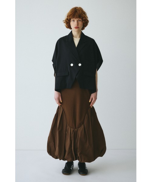HeRIN.CYE(ヘリンドットサイ)の「Round switching skirt ラウンドスイッチングスカート(スカート・レディース・ブラウン/ブルー系その他3/ブラック・FREE)」の9枚目の写真