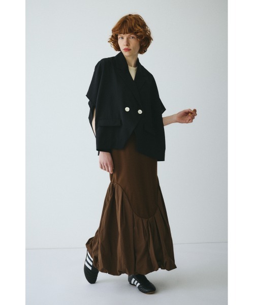 HeRIN.CYE(ヘリンドットサイ)の「Round switching skirt ラウンドスイッチングスカート(スカート・レディース・ブラウン/ブルー系その他3/ブラック・FREE)」の10枚目の写真