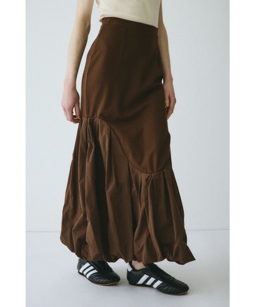HeRIN.CYE(ヘリンドットサイ)の「Round switching skirt ラウンドスイッチングスカート(スカート・レディース・ブラウン/ブルー系その他3/ブラック・FREE)」の11枚目の写真