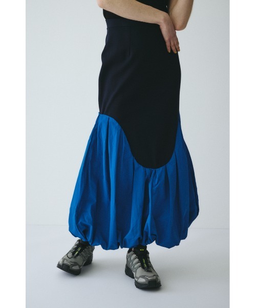 HeRIN.CYE(ヘリンドットサイ)の「Round switching skirt ラウンドスイッチングスカート(スカート・レディース・ブラウン/ブルー系その他3/ブラック・FREE)」の19枚目の写真