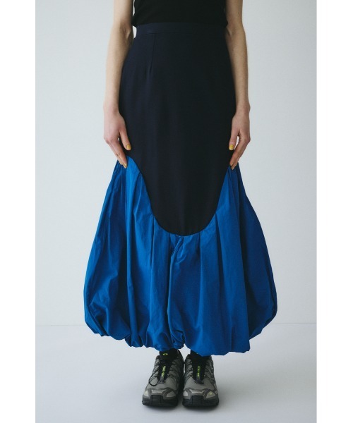 HeRIN.CYE(ヘリンドットサイ)の「Round switching skirt ラウンドスイッチングスカート(スカート・レディース・ブラウン/ブルー系その他3/ブラック・FREE)」の20枚目の写真