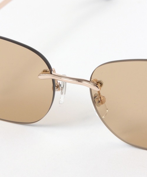 LAKOLE（ラコレ）の「リムレスカラーサングラス / 641558（サングラス・レディース・ブラウン/その他4/グレー・FREE）」の12枚目の写真