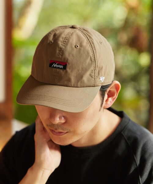NANGA（ナンガ）の「NANGA/ナンガ '47 HINOC CAP フォーティーセブン ヒノック キャップ（キャップ・メンズ・ブラック/ベージュ/ネイビー/ブルー/キャメル・ONE SIZE）」の3枚目の写真