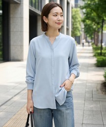 STYLE DELI | レイヤード用バンドキーネックシャツ(シャツ/ブラウス)