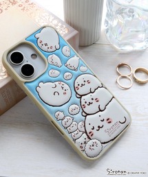 M-factory（エムファクトリー）の「iPhone17 ケース iPhone16 iPhone15 iPhone14 iPhone13 ケース しろたん 「ぷくぷく立体背面ケース」（スマホケース/カバー）」