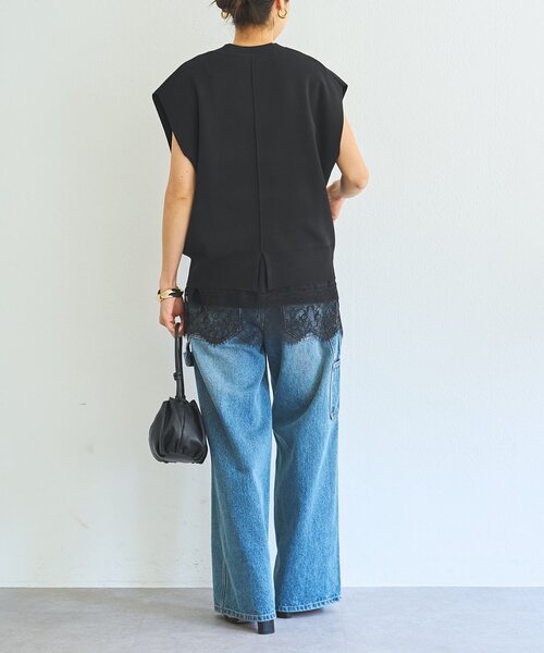 LIVETART（リヴェタート）の「《完売カラー近日追加予約》スソレースキャミ《LIVETART》（キャミソール・レディース・ホワイト/ブラック・FREE）」の14枚目の写真