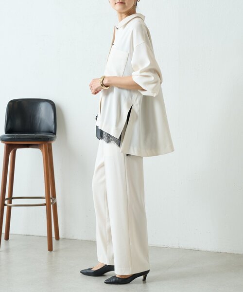 LIVETART（リヴェタート）の「《完売カラー近日追加予約》スソレースキャミ《LIVETART》（キャミソール・レディース・ホワイト/ブラック・FREE）」の22枚目の写真