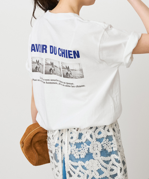 Spick & Span(スピックアンドスパン)の「バックフォトプリントT(Tシャツ/カットソー・レディース・ブルー/レッド/グリーン・FREE)」の16枚目の写真