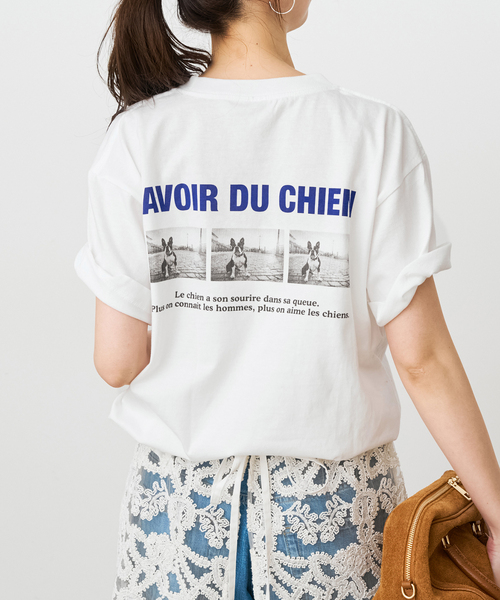 Spick & Span(スピックアンドスパン)の「バックフォトプリントT(Tシャツ/カットソー・レディース・ブルー/レッド/グリーン・FREE)」の17枚目の写真