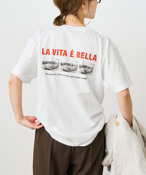 タグ付・ドゥで購入・PERSONAL EFFECTSのバックプリントTシャツ バックフォトプリントT（Tシャツ/カットソー）｜Spick & Span