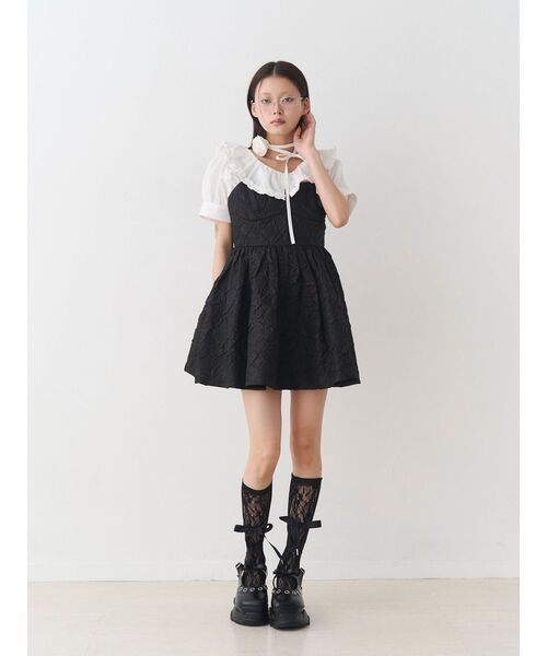 jouetie（ジュエティ）の「ミリタリーキャミチュニック（チュニック・レディース・アイボリー/カーキ/ブラック・MEDIUM）」の12枚目の写真