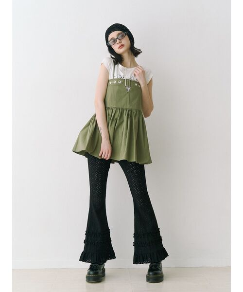 jouetie（ジュエティ）の「ミリタリーキャミチュニック（チュニック・レディース・アイボリー/カーキ/ブラック・MEDIUM）」の22枚目の写真