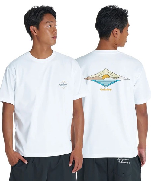 Quiksilver(クイックシルバー)の「QUIKSILVER/クイックシルバー OUTDOOR SURF ST Tシャツ QST262001(Tシャツ/カットソー・メンズ・ホワイト/ブラック・M/L)」の3枚目の写真