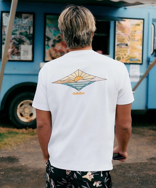 Quiksilver(クイックシルバー)の「QUIKSILVER/クイックシルバー OUTDOOR SURF ST Tシャツ QST262001(Tシャツ/カットソー・メンズ・ホワイト/ブラック・M/L)」の4枚目の写真
