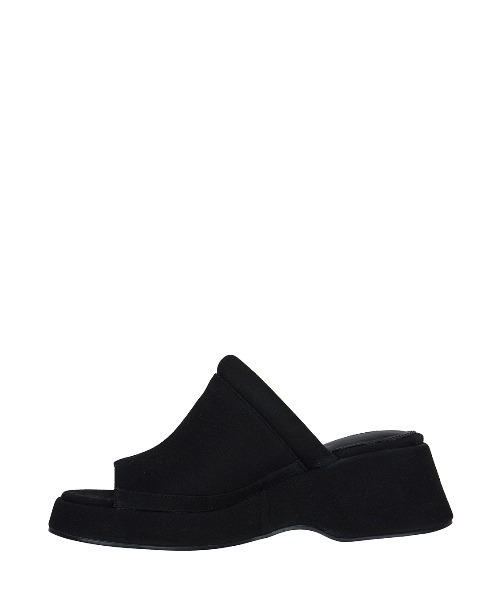 Ameri(アメリ)の「PLUMP LINE SUEDE WEDGE SANDAL(サンダル・レディース・ブラウン/ブラック/アイボリー・LARGE/MEDIUM/SMALL)」の8枚目の写真