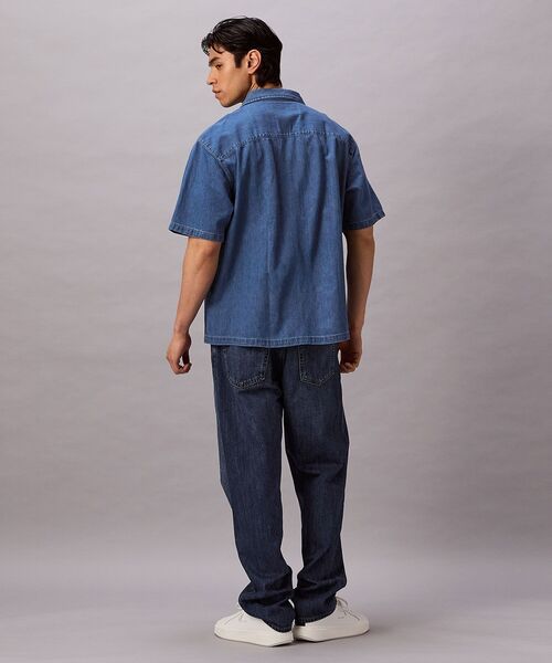 Calvin Klein(カルバン・クライン)の「デニム シャツ(シャツ/ブラウス・メンズ・ブルー・M/L/S/XL)」の4枚目の写真