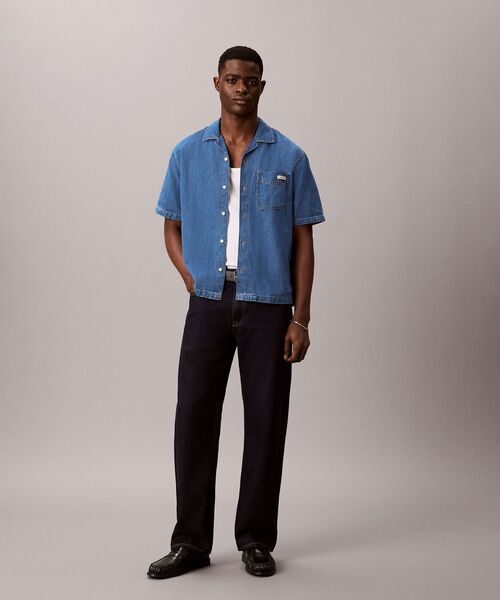 Calvin Klein(カルバン・クライン)の「デニム シャツ(シャツ/ブラウス・メンズ・ブルー・M/L/S/XL)」の9枚目の写真