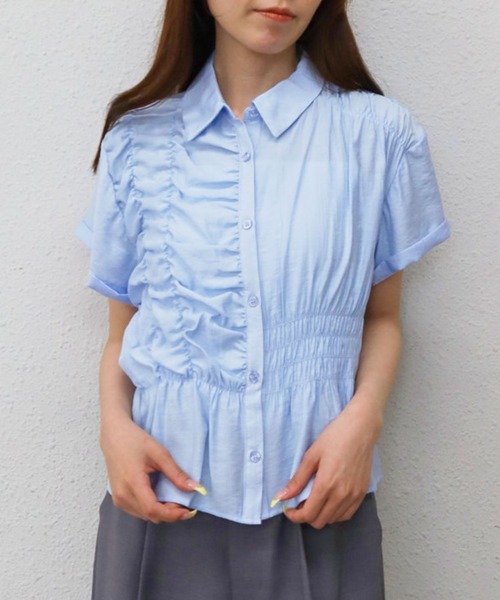 archives(アルシーヴ)の「【一枚でサマになる】ランダムシャーリングシャツ(シャツ/ブラウス・レディース・イエロー/ピンク/ブルー・MEDIUM)」の1枚目の写真