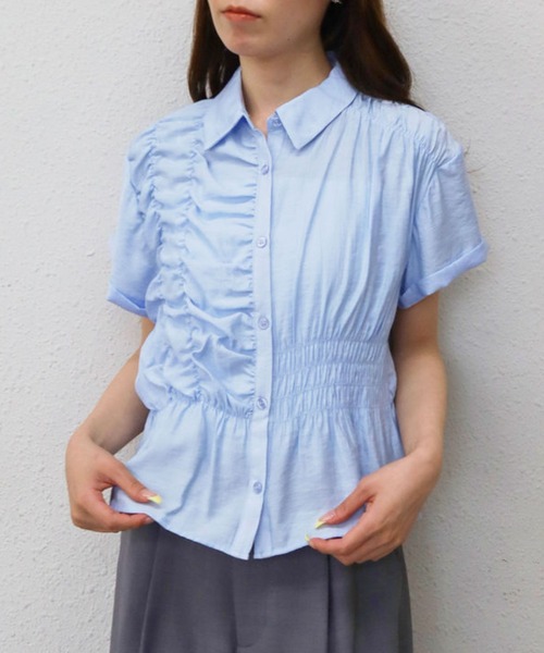 archives(アルシーヴ)の「【一枚でサマになる】ランダムシャーリングシャツ(シャツ/ブラウス・レディース・イエロー/ピンク/ブルー・MEDIUM)」の15枚目の写真
