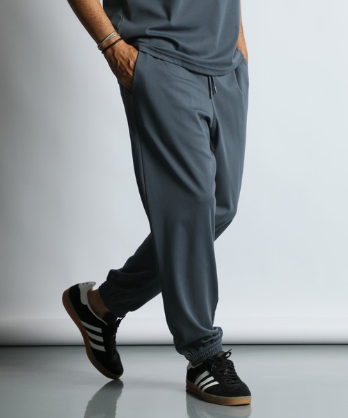 COOLMAX 2LAYERS LOOSE EASY PANTS：セットアップ対応 2層構造 吸水速