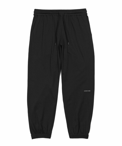 The DUFFER of ST.GEORGE(ザダファーオブセントジョージ)の「COOLMAX 2LAYERS LOOSE EASY PANTS:セットアップ対応 2層構造 吸水速乾クールマックス イージージョガーパンツ / アスレジャー / ジム・スポーツ / ワンマイルウェア(スウェットパンツ・メンズ・ライトグレー/ブラック/ブルーグレー・X-LARGE/LARGE/MEDIUM/SMALL)」の12枚目の写真