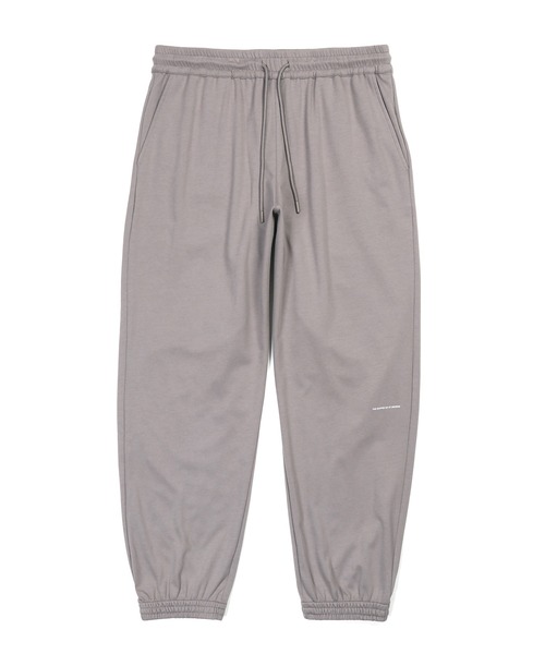 The DUFFER of ST.GEORGE(ザダファーオブセントジョージ)の「COOLMAX 2LAYERS LOOSE EASY PANTS:セットアップ対応 2層構造 吸水速乾クールマックス イージージョガーパンツ / アスレジャー / ジム・スポーツ / ワンマイルウェア(スウェットパンツ・メンズ・ライトグレー/ブラック/ブルーグレー・X-LARGE/LARGE/MEDIUM/SMALL)」の13枚目の写真